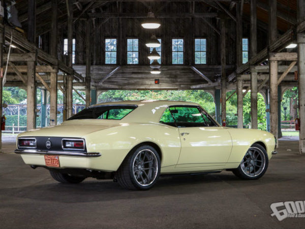 beige 1967 custom Camaro