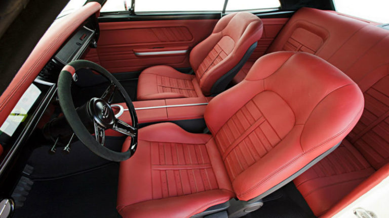 Custom 1967 Chevelle LS3 with Kenne Belle Mammoth Supercharger interior built by Goolsby Customs