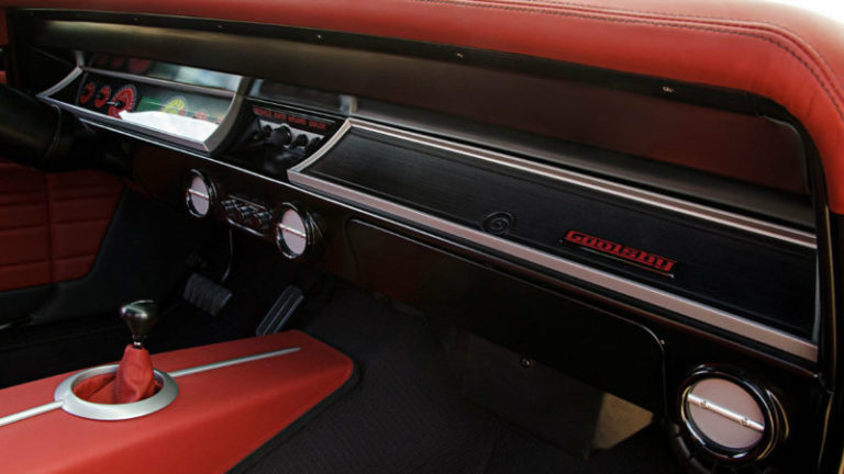 Custom 1967 Chevelle LS3 with Kenne Belle Mammoth Supercharger interior built by Goolsby Customs