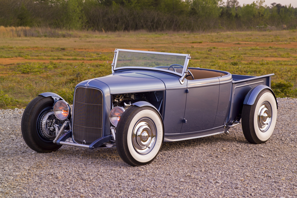 1932 Ford Roadster Pickup Time Merchant light blue