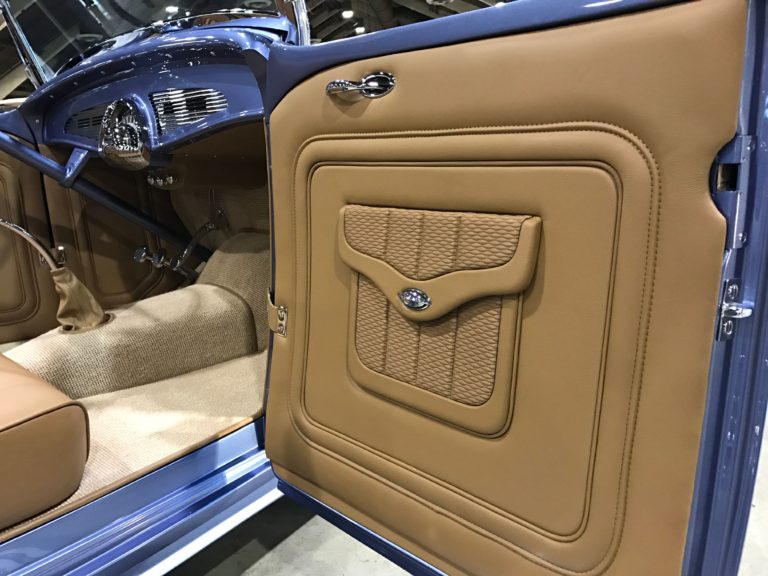 Custom Interior 1932 Ford Roadster Pickup built by Goolsby Customs