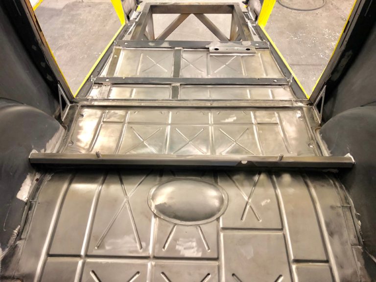 1932 Ford Tudor Sedan 5th Avenue Special during the build new floor