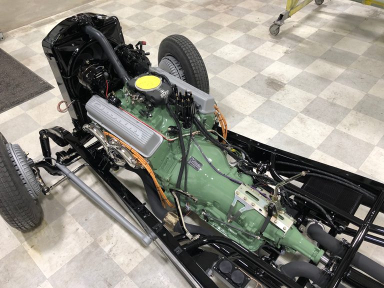 1932 Ford Tudor Sedan 5th Avenue Special frame and engine