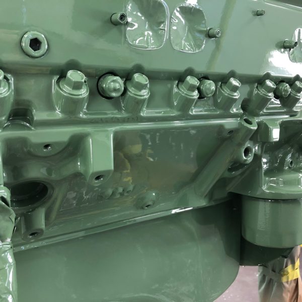 1932 Ford Tudor Sedan 5th Avenue Special engine painted