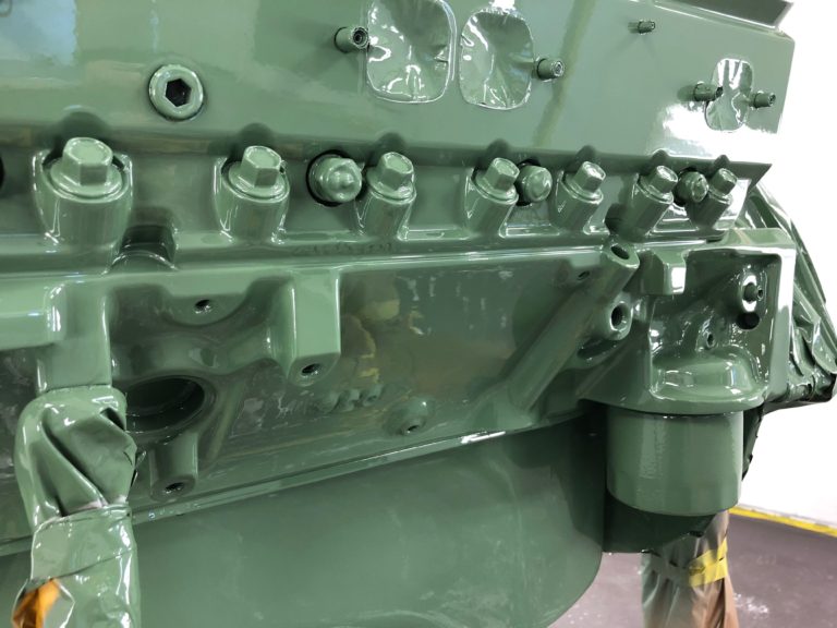 1932 Ford Tudor Sedan 5th Avenue Special engine painted