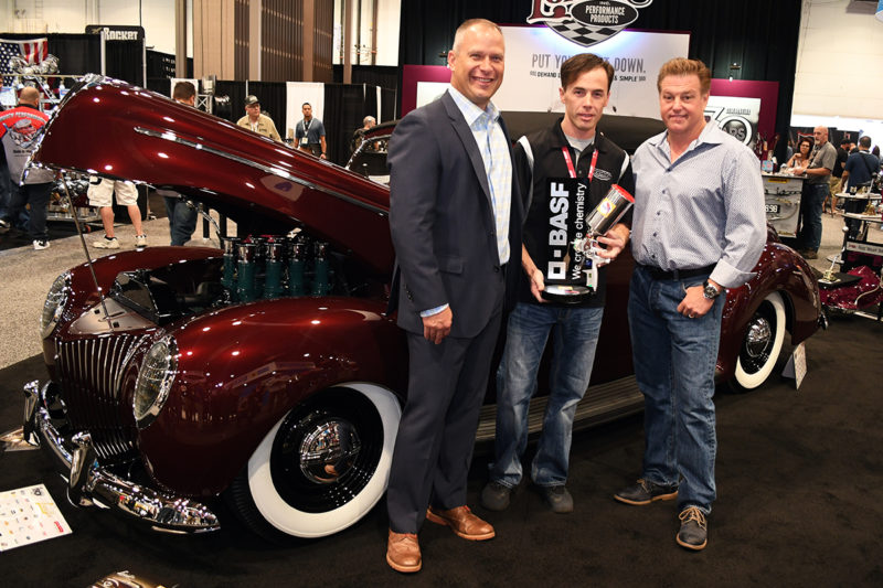 SEMA Show Best paint Winner Goolsby customs 1940 Ford Convertible Lucille
