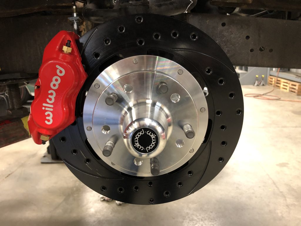 Gold 1957 Chevy Pickup Service Brakes at Goolsby Customs