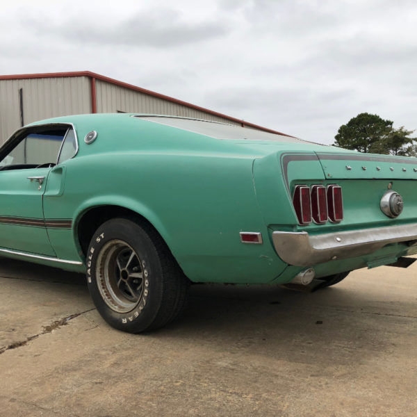 1969 Mach 1 mustang at goolsby customs