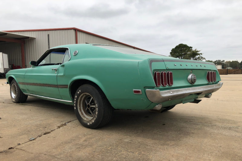 1969 Mach 1 mustang at goolsby customs