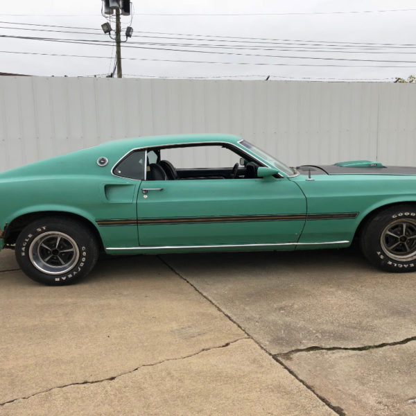 1969 Mach 1 mustang at goolsby customs