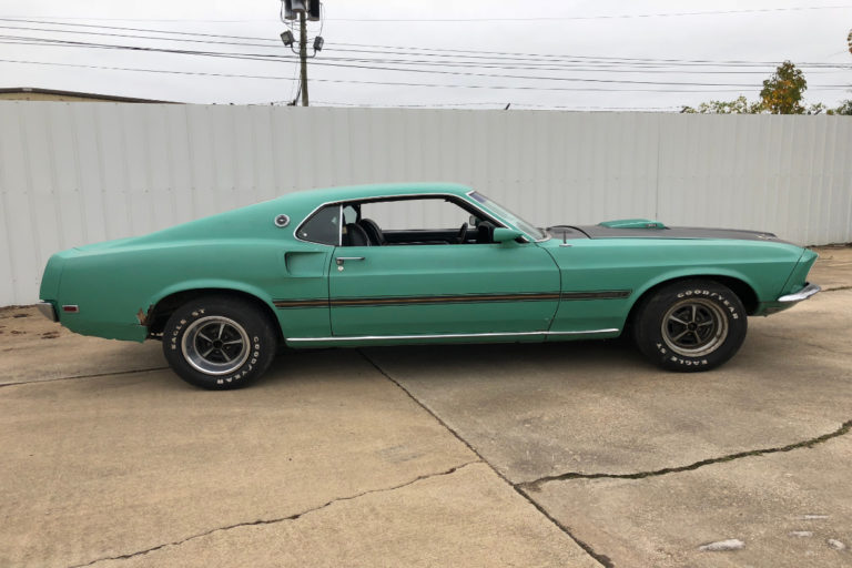 1969 Mach 1 mustang at goolsby customs