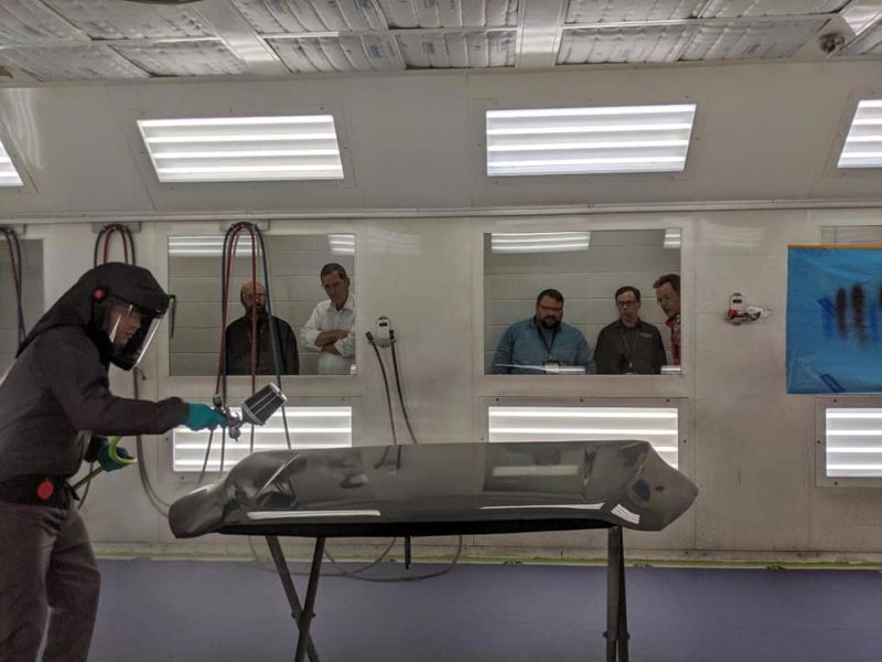 Goolsby Customs judging R-M Best painter battle 2020