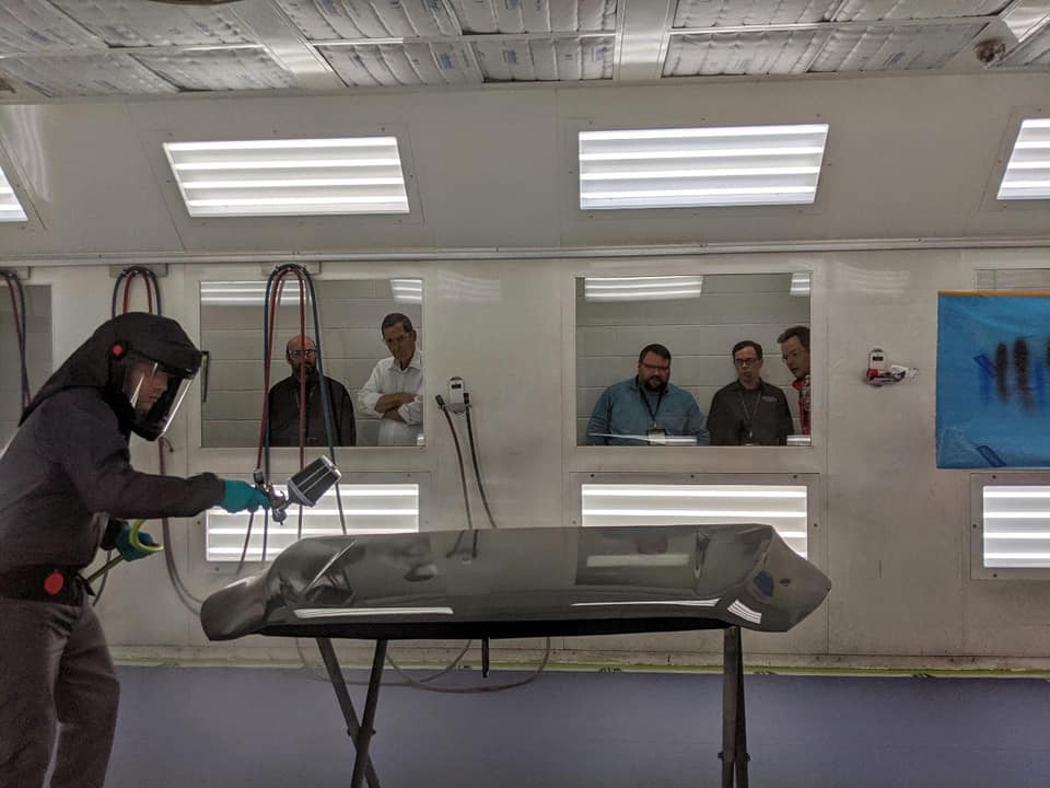 Goolsby Customs judging R-M Best painter battle 2020