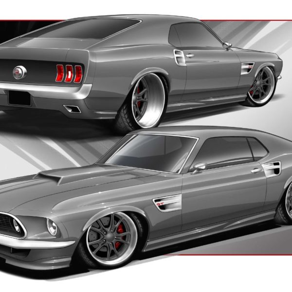 Custom 1969 Mustang Fastback built by Goolsby Customs