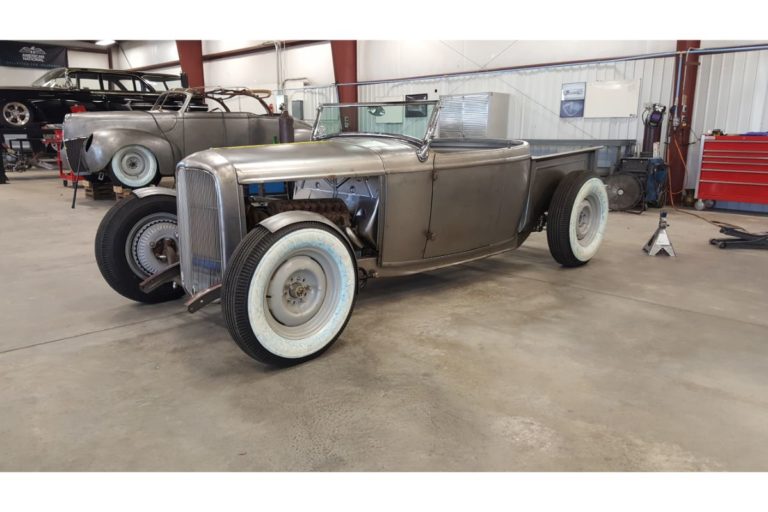 Custom 1932 Ford Roadster Pickup built by Goolsby Customs
