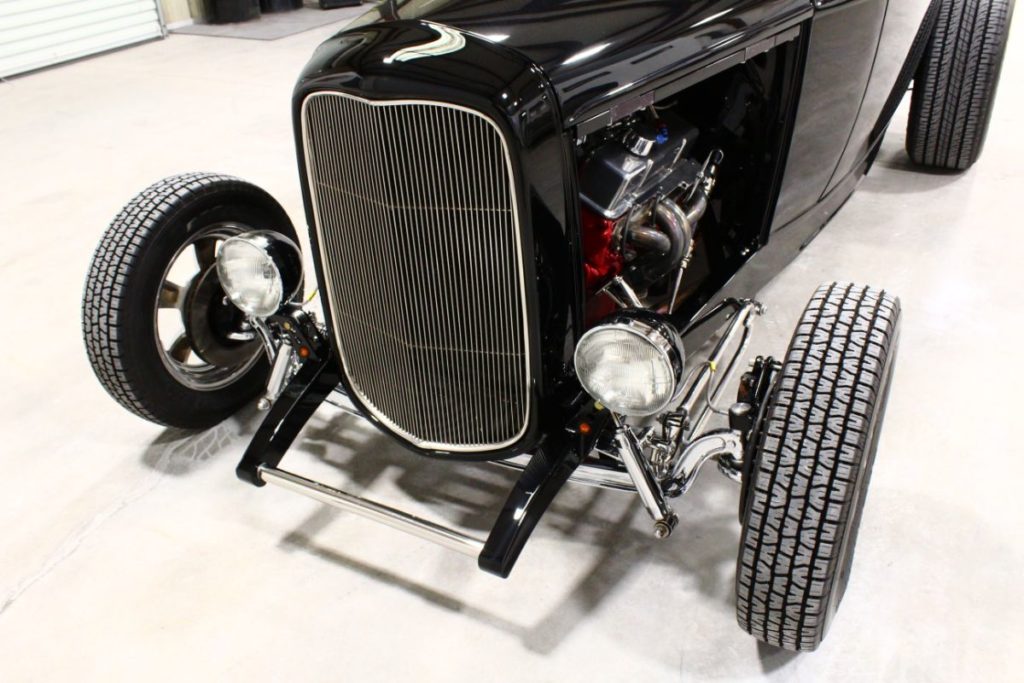Customers Custom 1932 Ford Coupe 5 Window hotrod brought to Goolsby Customs