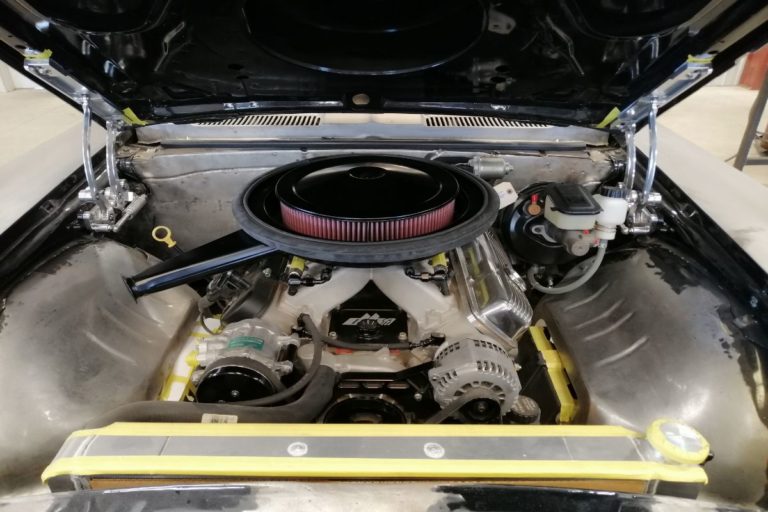 Custom 1969 Camaro air breather fabrication and install