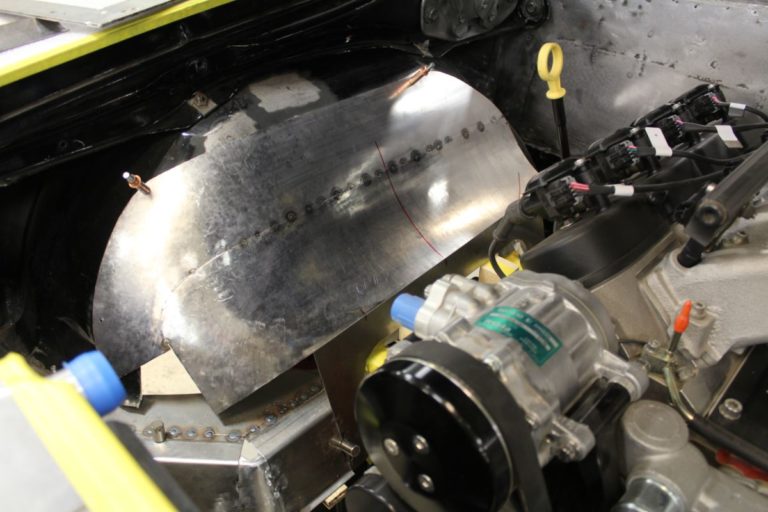 Custom 1969 Camaro Driver and passenger inner fender fabrication