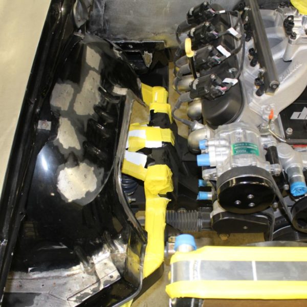 Custom 1969 Camaro Driver and passenger inner fender fabrication