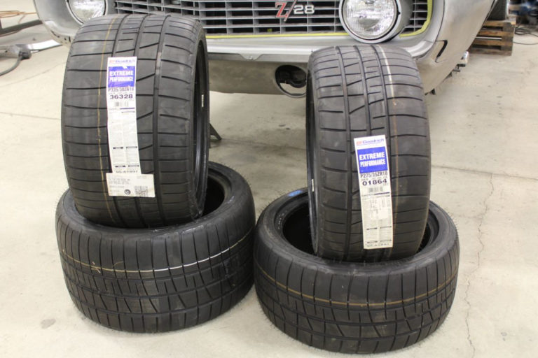 Custom 1969 Camaro Hot rod wheels and tire fitment