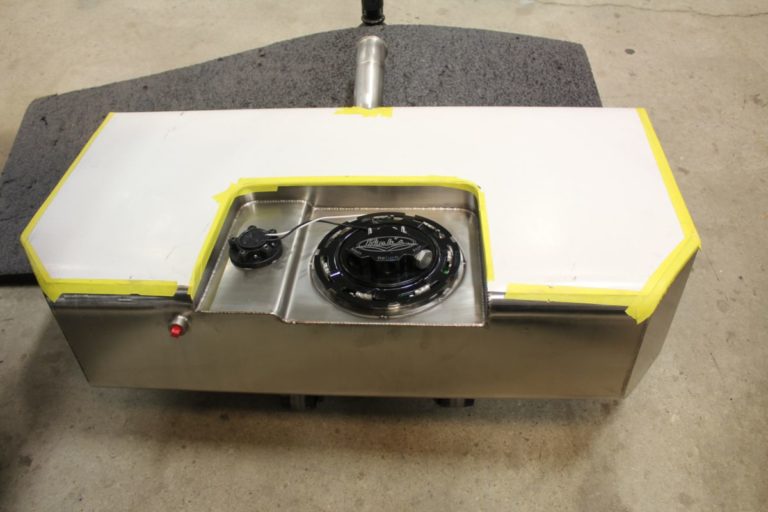 Custom 1969 Camaro Hot rod Ricks tanks fuel cell install