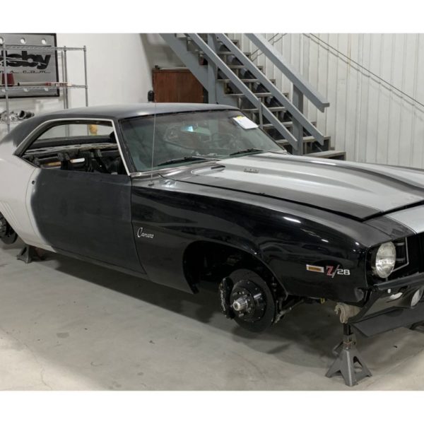 Custom 1969 Chevy Camaro hot rod in stock form