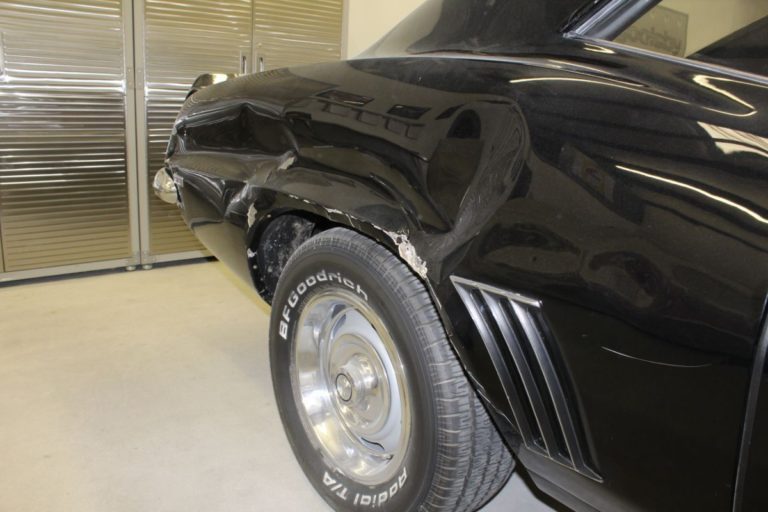 Custom 1969 Chevy Camaro hot rod in stock form