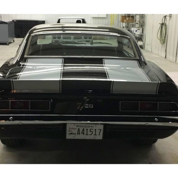 Custom 1969 Chevy Camaro hot rod in stock form