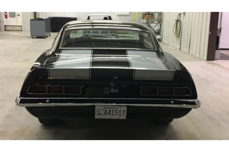 Custom 1969 Chevy Camaro hot rod in stock form