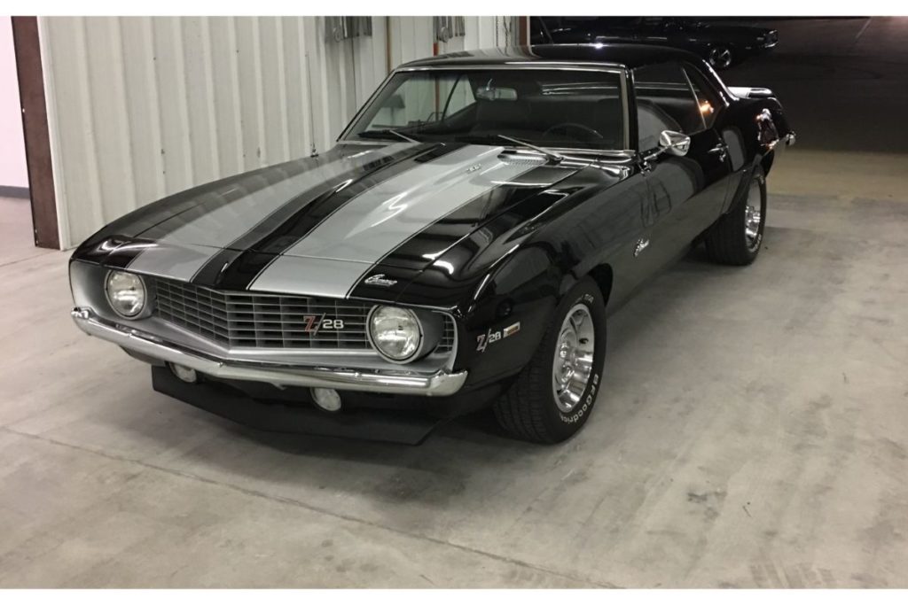 Custom 1969 Chevy Camaro hot rod in stock form