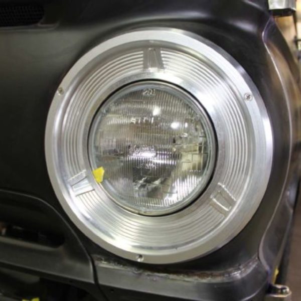 Custom 1969 Dodge A 108 Hemi Van build Headlight