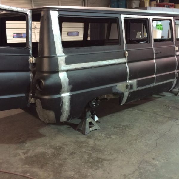 Custom 1969 Dodge A 108 Hemi Van build Epoxy