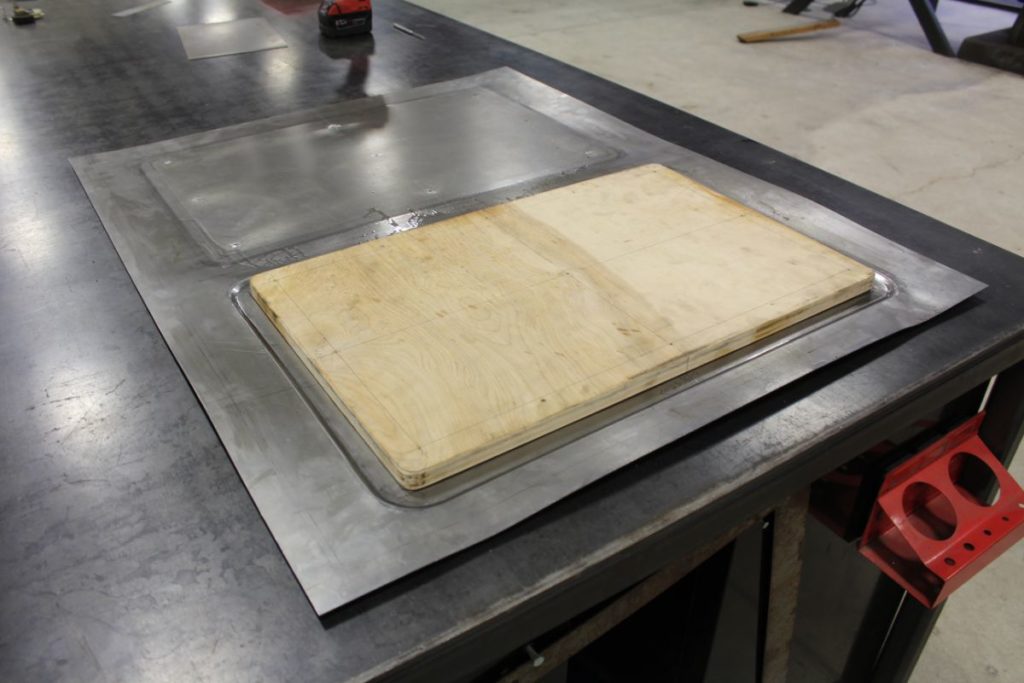 Kenzie's 1968 Chevy C10 hot rod truck bed tub fabrication and paint