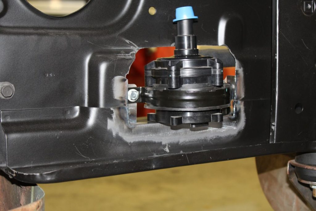 Kenzie's 1968 Chevy C10 hot rod truck core support installation and bracket fabrication