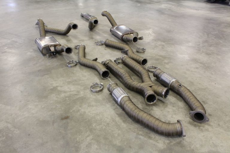 George Poteet's 1960 Chevy Impala custom exhaust fabrication