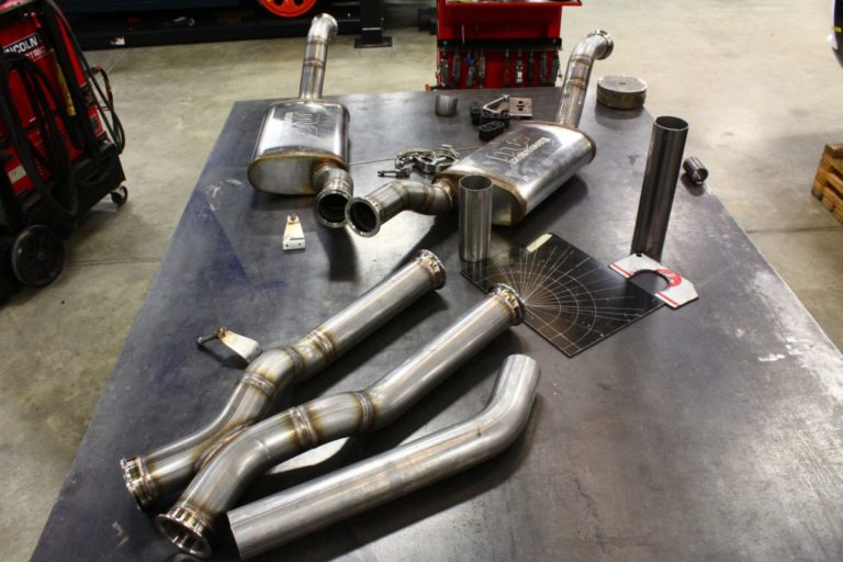 George Poteet's 1960 Chevy Impala custom exhaust fabrication