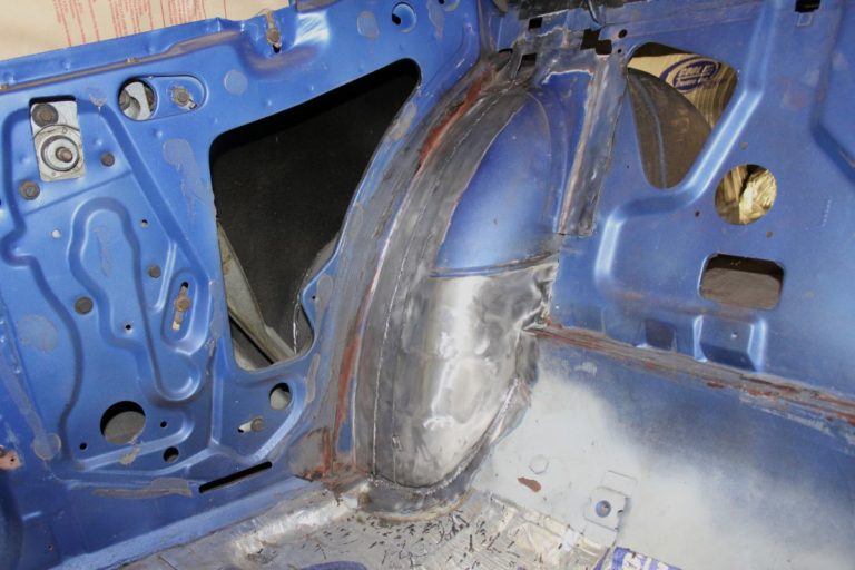 Custom 1969 Chevrolet Chevelle Hot Rod Rear tubs fabrication and installation