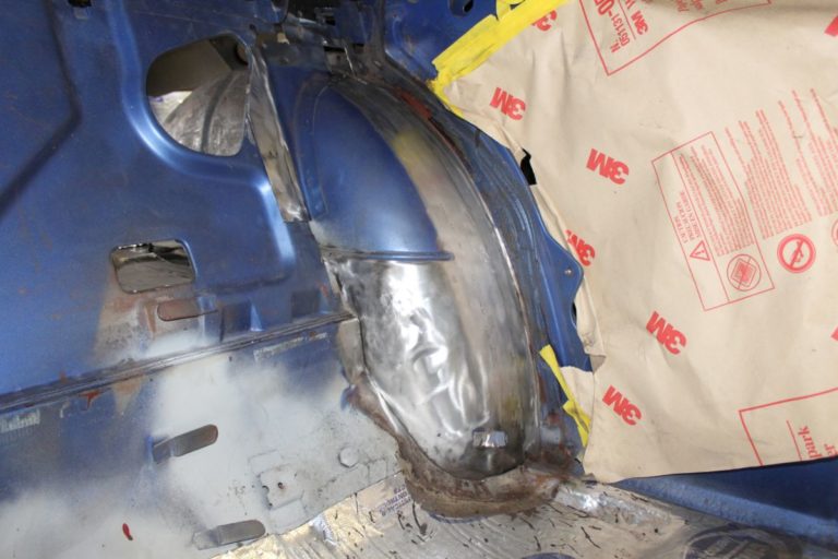 Custom 1969 Chevrolet Chevelle Hot Rod Rear tubs fabrication and installation