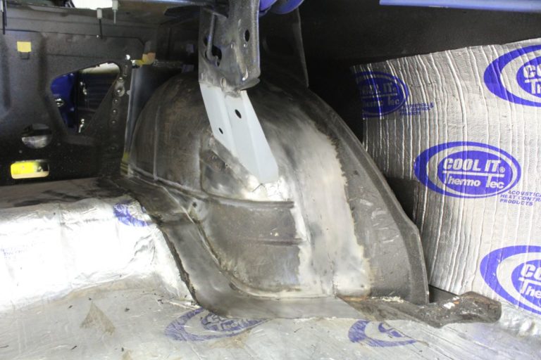 Custom 1969 Chevrolet Chevelle Hot Rod Rear tubs fabrication and installation