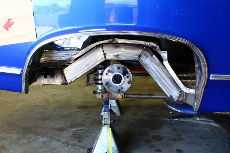 Custom 1969 Chevrolet Chevelle Hot Rod Rear tubs fabrication and installation