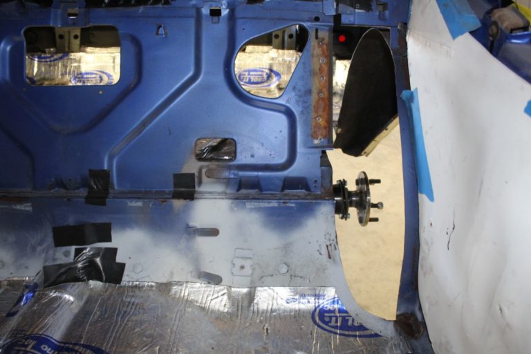 Custom 1969 Chevrolet Chevelle Hot Rod Rear tubs fabrication and installation