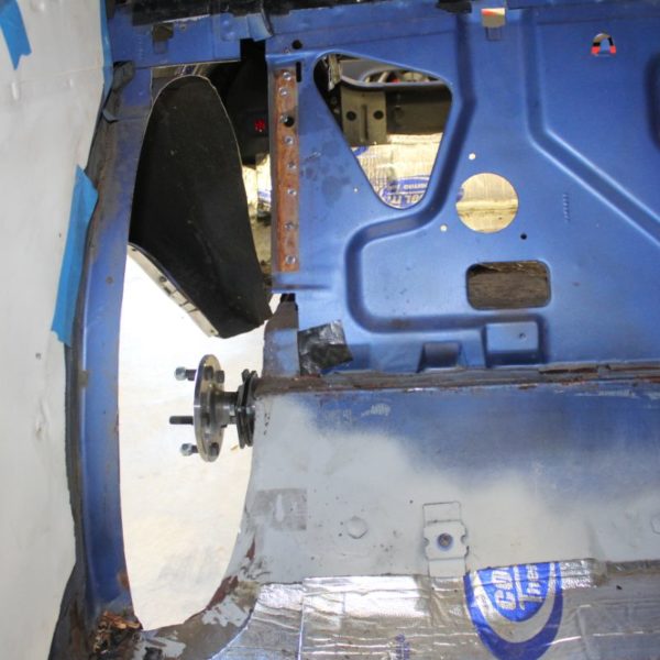 Custom 1969 Chevrolet Chevelle Hot Rod Rear tubs fabrication and installation