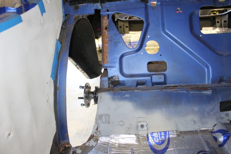 Custom 1969 Chevrolet Chevelle Hot Rod Rear tubs fabrication and installation