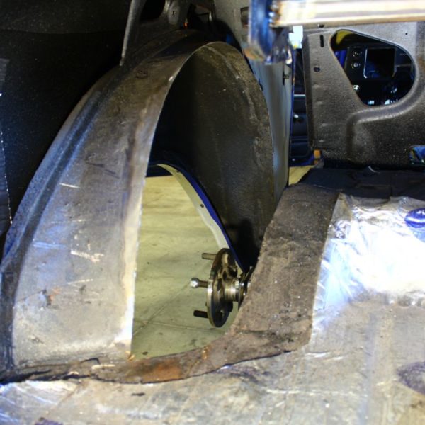 Custom 1969 Chevrolet Chevelle Hot Rod Rear tubs fabrication and installation