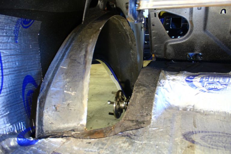 Custom 1969 Chevrolet Chevelle Hot Rod Rear tubs fabrication and installation