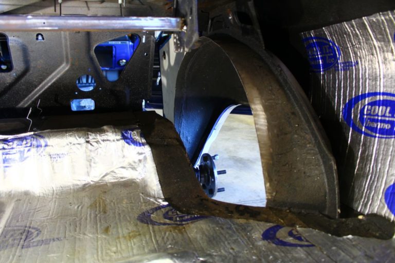 Custom 1969 Chevrolet Chevelle Hot Rod Rear tubs fabrication and installation