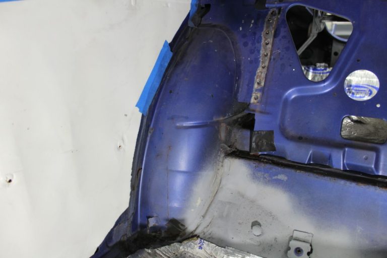 Custom 1969 Chevrolet Chevelle Hot Rod Rear tubs fabrication and installation