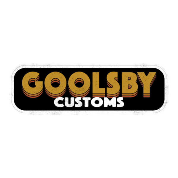 Goolsby Customs "Kasper" Style Sticker