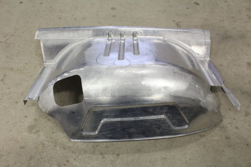 Custom 1968 Chevy C10 Hot Rod Truck Inner Fender Fabrication