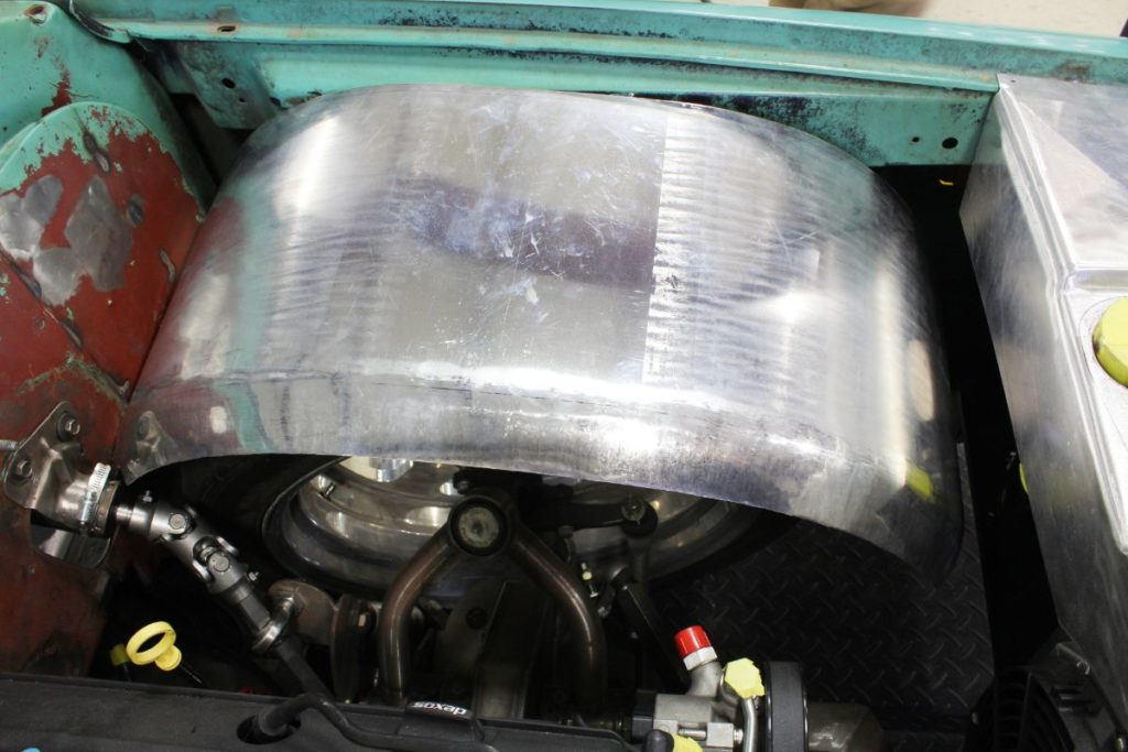 Custom 1968 Chevy C10 Hot Rod Truck Inner Fender Fabrication